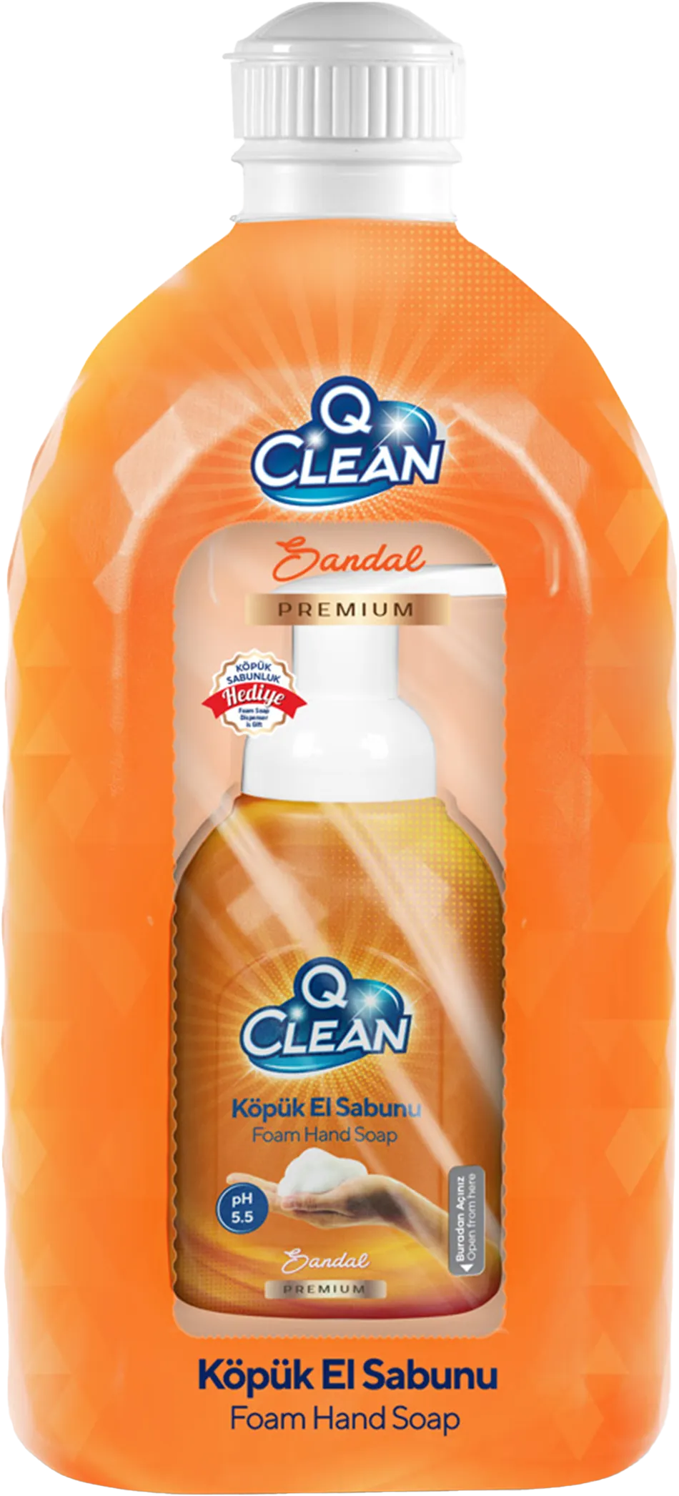 Jabón en Espuma Sándalo 2000ml Repuesto