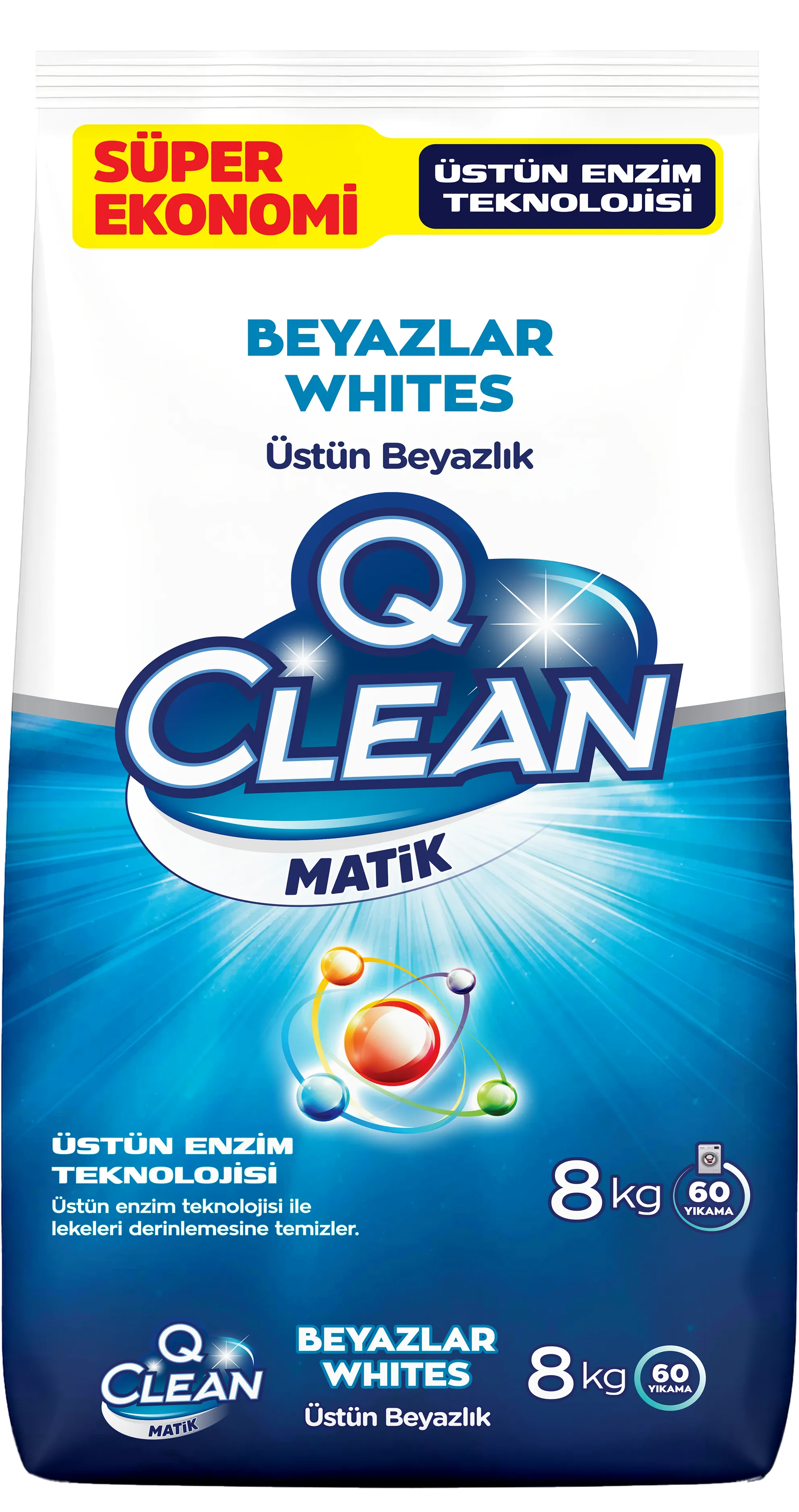 Powder Laundry Detergent Matic Whites 8kg