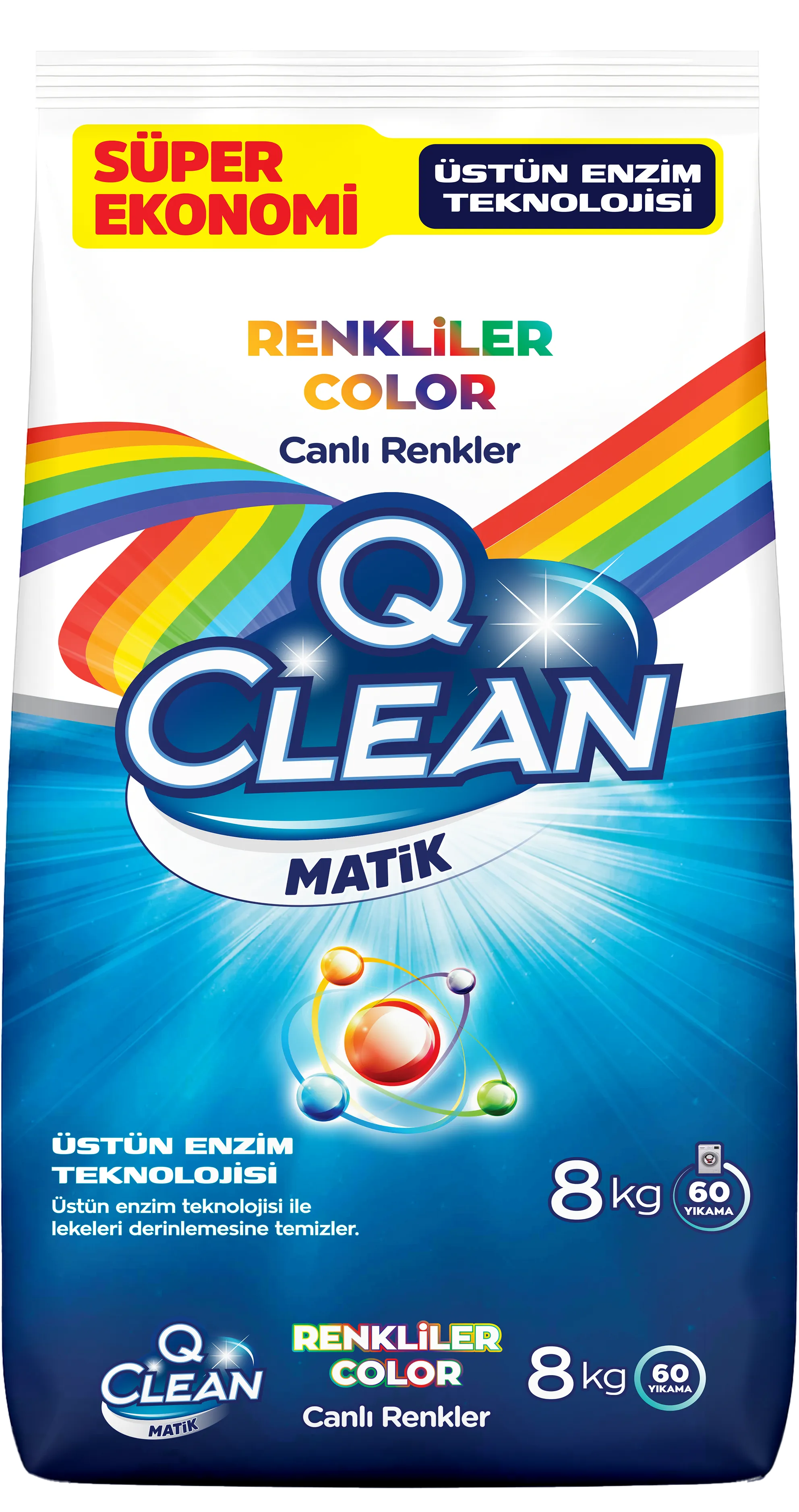 Detergente en Polvo Automático Colores 8kg