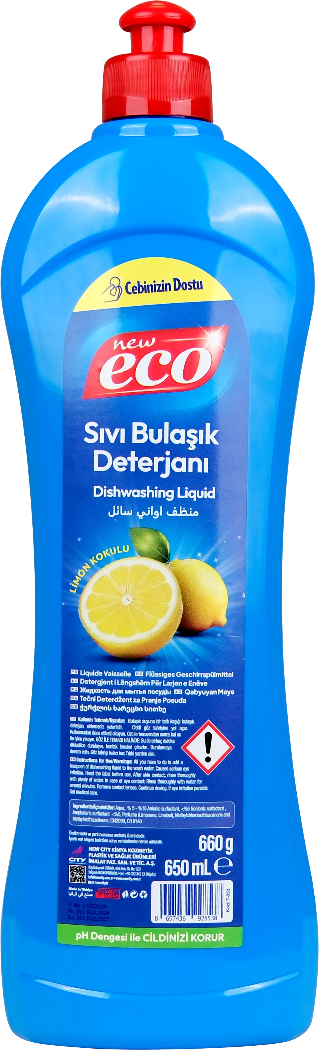 Lavavajillas Líquido Económico Limón 650ml