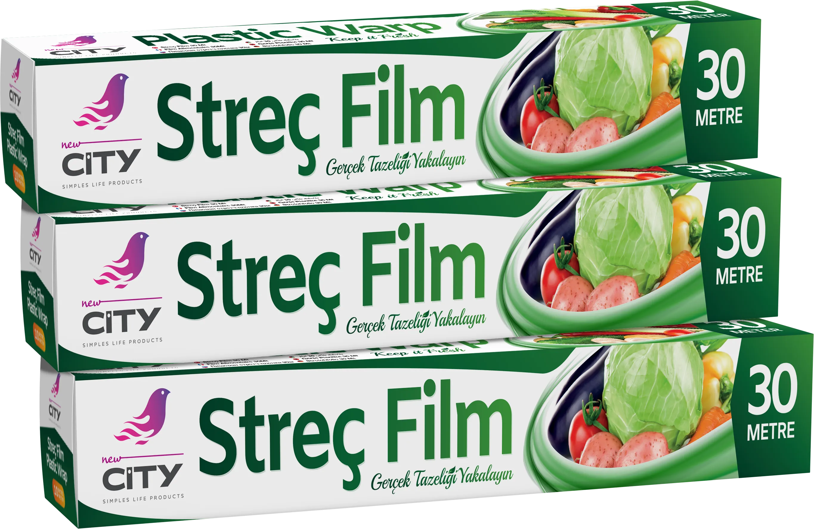 غلاف بلاستيكي شفاف 30 م