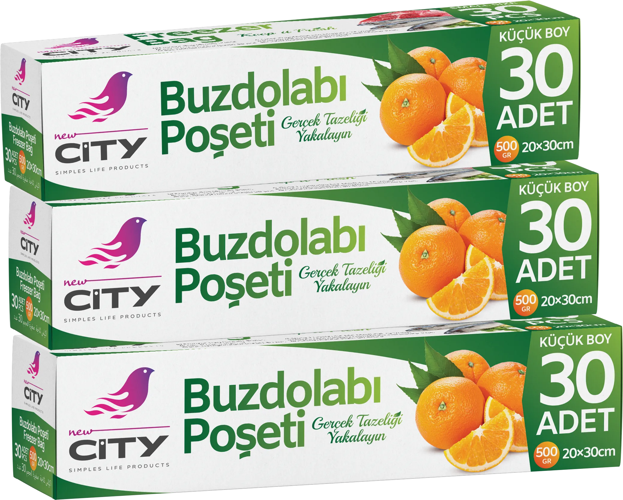 أكياس فريزر صغيرة 30 قطعة