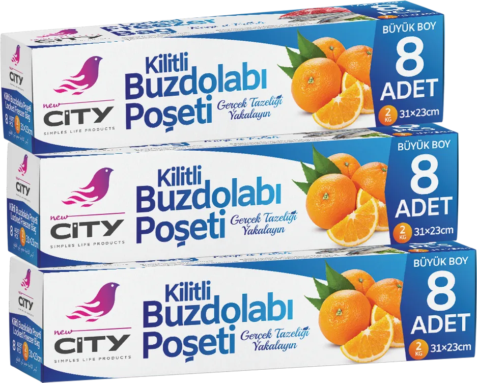 أكياس فريزر بسحاب كبيرة 8 قطع