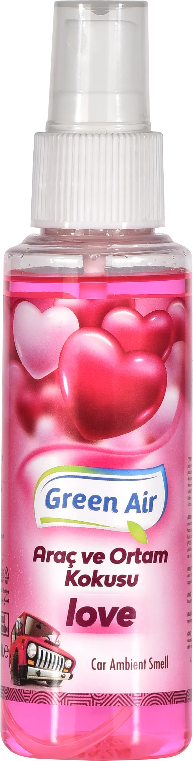 Spray Ambientador de Auto Love 100ml