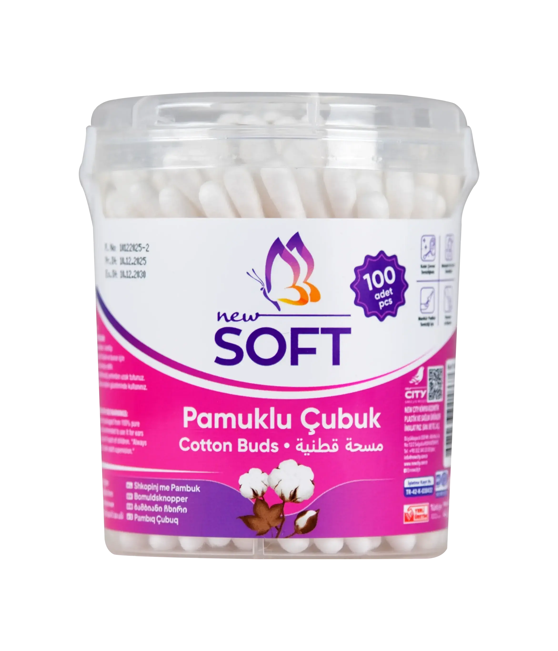 Bastoncillos de Algodón 100 Pcs