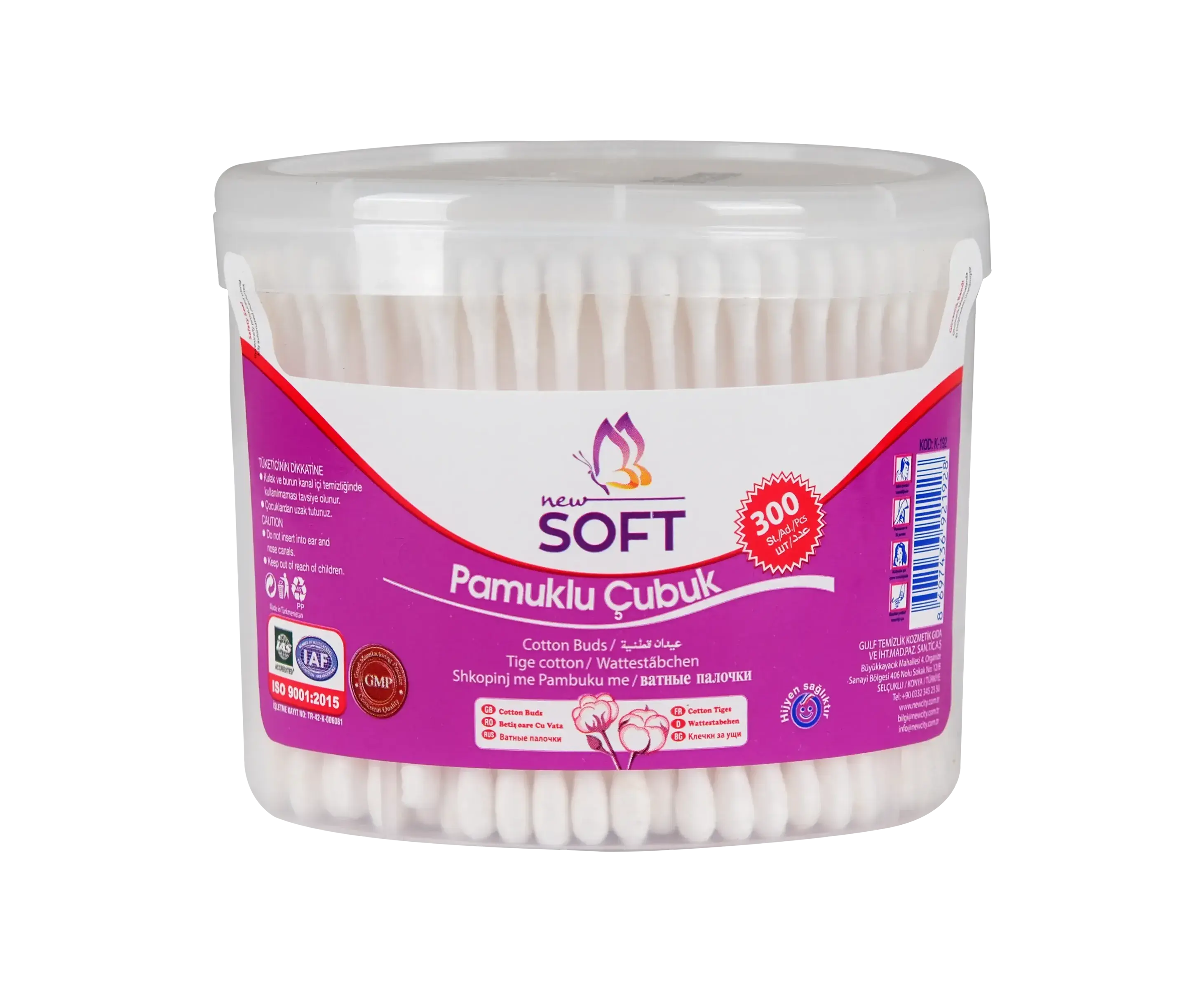 Bastoncillos de Algodón 300 Pcs