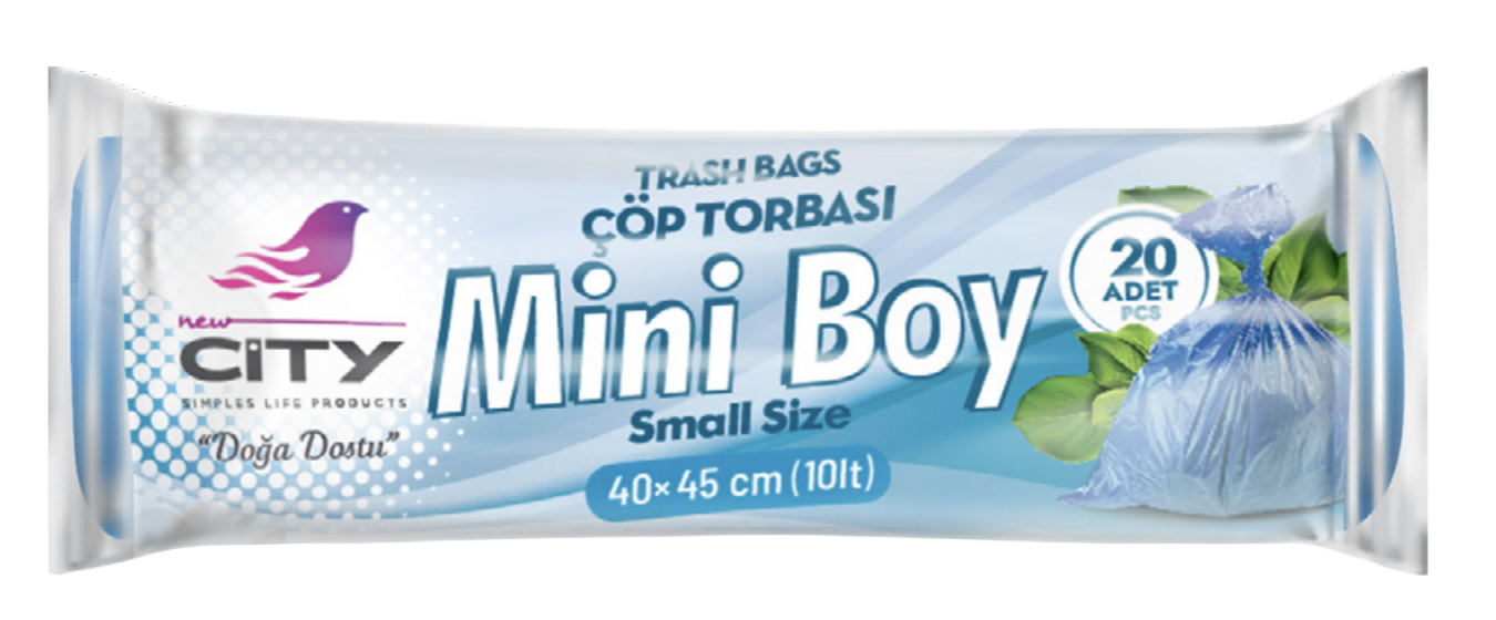 كيس نفايات 10 لتر 30 قطعة صغير (40×47) أبيض